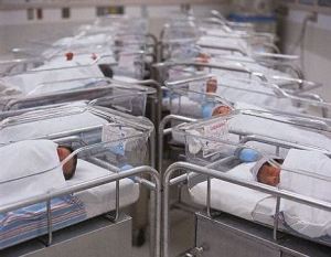 Infants in Hospital Nursery ca. 1990-2000